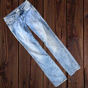 AMN Madness National Low Rise Stretch Denim Straight Leg Jeans Women's Size 26